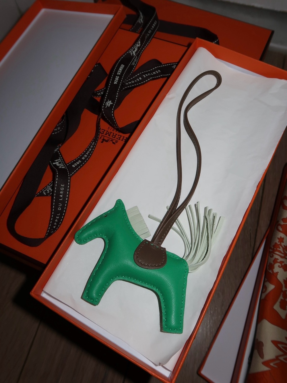 Hermes Rodeo in MENTHE/VERT FIZZ/ ETOUPE | NIB